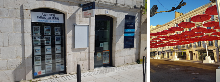 Agence de proximit, implante au cur du quartier Bayonne St Esprit.