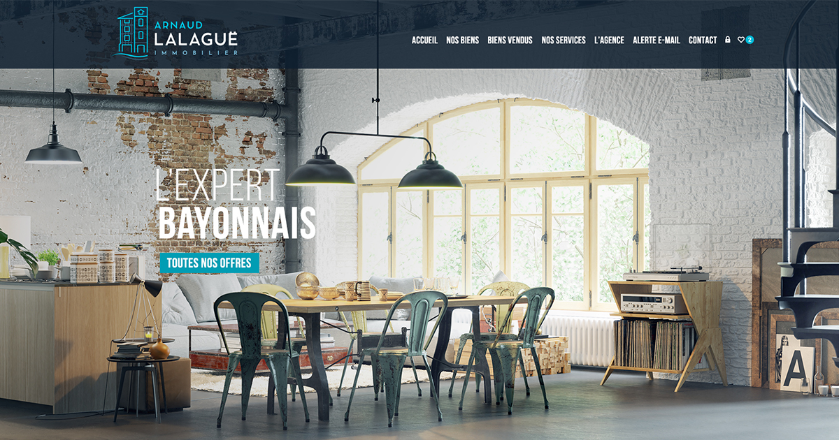 Logo de l'agence Arnaud Lalagüe Immobilier